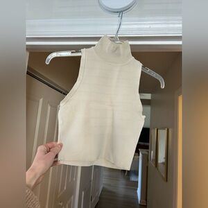 Zara Tan crop top